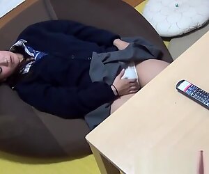 Japanese teen urinating