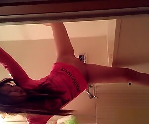 Kinky asian teens peeing