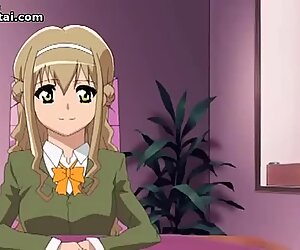 Hentai tiny girlfriend gets fucked hard at home