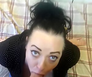 father's jism TASTES LIKE... DEEPTHROAT AMATEUR BLOWJOB point of view