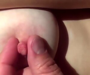 Big nipples pulled and yanked slow motion