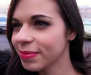 Cutie Czech slut picked up and fucked