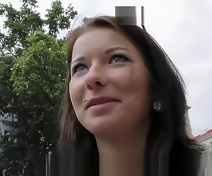 HUNT4K. Slutty girl rides stranger's rod in front of crushed cuckold