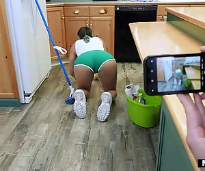 Busty Milf Maid Lets Her Boss Fuck Her Juicy Pussy For Money With Penney Play
