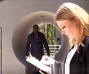 Big Tits Cheating Trophy Wife Fucking New House Buyers Huge Dark Dick