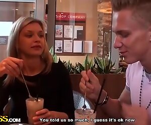 Hot anal fuck in a public toilet scene 1