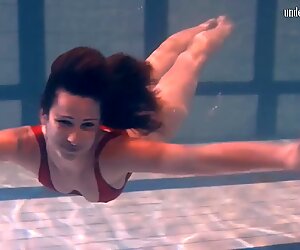 Ivetta having fun in the pool