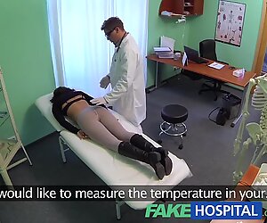 Fake Hospital Sexual treatment turns gorgeous busty patient moans of pain into pleasure