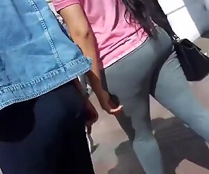 Indian Beautiful Girls in Tight Jeans Asses