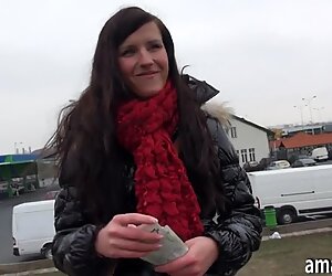 Amateur Brunette Czech Girl Fucked And Squirts For Money